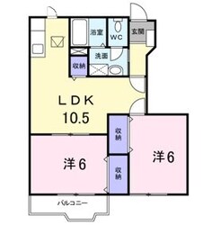 上田原駅 徒歩12分 1階の物件間取画像